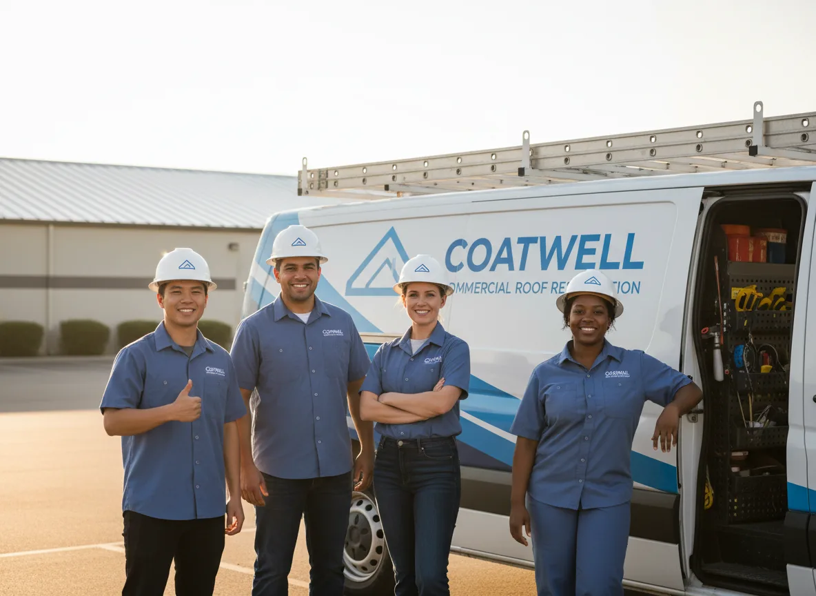 Commercial roof coating company in Williamson, NY
